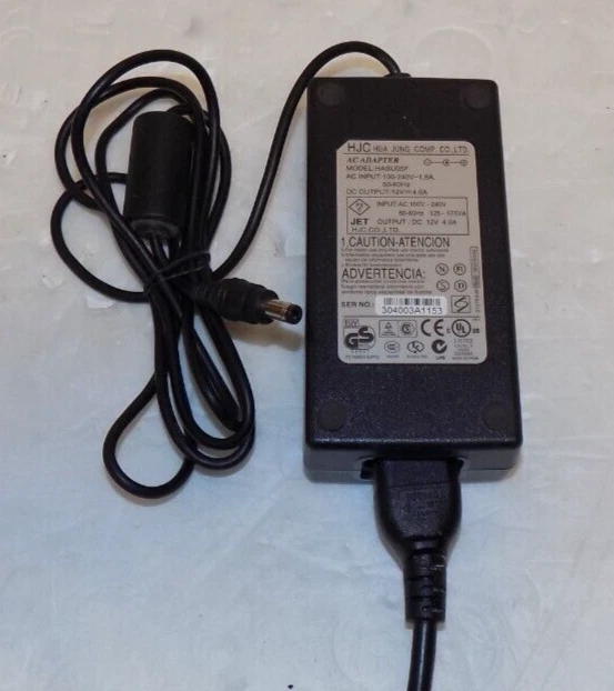 HJC HASU05F 12V AC Power Adapter ViewSonic Monitor Power Supply - Image 1 of 1