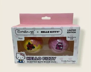 the Creme Shop x Hello Kitty Scented Bath Bomb Duo Roses/Strawberry Milk Limited - Picture 1 of 3