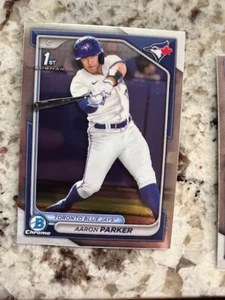 2024 BOWMAN DRAFT CHOME 1st PROSEPCT CARD TORONTO BLUE JAYS AARON PARKER BDC-160 - Picture 1 of 1