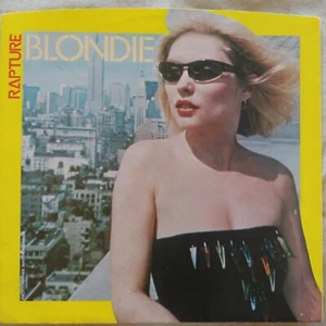 Blondie "Rapture" U.S. Picture Sleeve ONLY - Picture 1 of 2