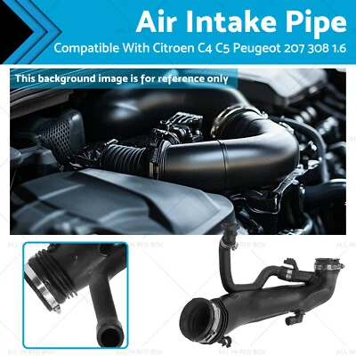 Air Intake Pipe Hose Suitable For Citroen C4 C5 Peugeot 207 308 3008 5008 1.6 - image 1 of 4