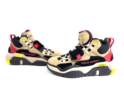 Polo Ralph Lauren PS100 High-Top Sneaker Monument Tan Men's Size 8.5 - Image 1 of 4