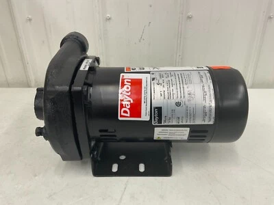 Dayton - Bomba de descarga central recta de hierro fundido 4Ru78 1 Hp 115/230 V Foto 1 de 4