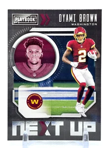 DYAMI BROWN RC 2021 Panini Playbook Next Up #9 ROOKIE NFL - Imagen 1 de 1