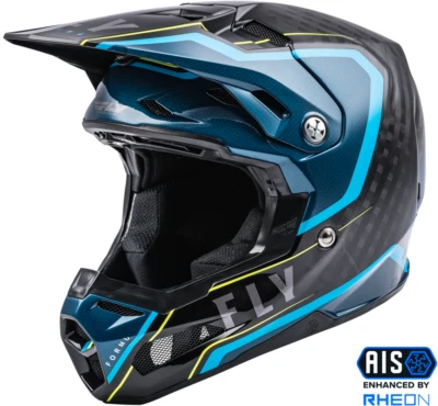 CASCO FLY RACING YOUTH FORMULA CARBONO AXON NEGRO/AZUL TALLA GRANDE - 73-4420YL Foto 1 de 4