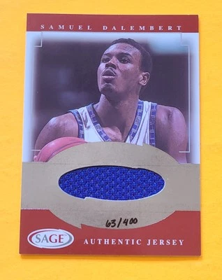 Camisetas Sage #J7 Samuel Dalembert 2001 auténticas rojas/400 Foto 1 de 2