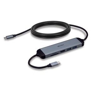 LINDY 43326 Micro Dock USB 3.2 Type C avec câble de Charge USB PD de 1.4m - Photo 1/5