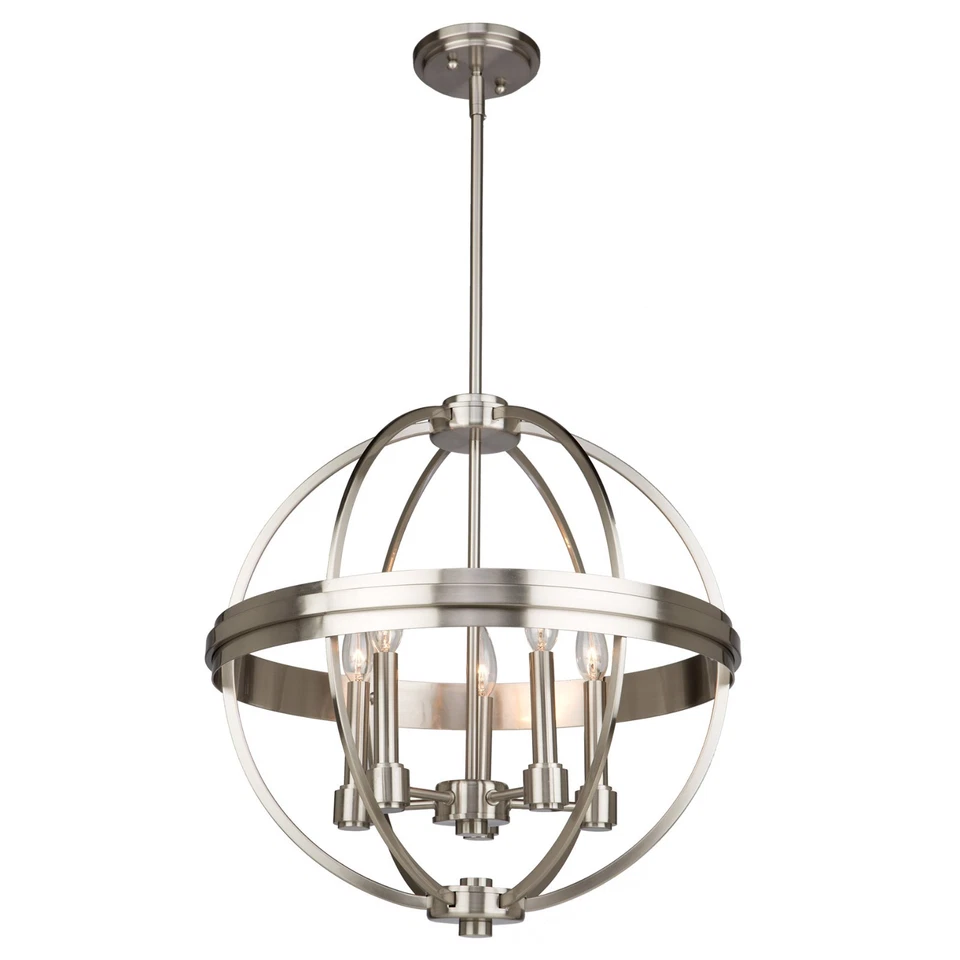 New Artcraft Lighting NEW AC10695CH Five Light Chandelier from Roxbury Collectio - Image 1 of 4