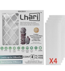 Lhari 16x20x1 Air Filter 15 units Replacement MERV 12, MPR 1500 AC Furnace - Picture 1 of 6