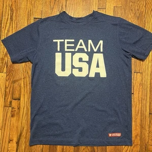 Camiseta Ropa Olímpica Equipo USA Río de Janeiro 2016 Azul Talla Pequeña - Imagen 1 de 9