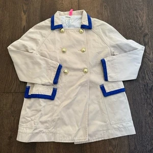 Crewcuts Girls Pea Coat Jacket Tan Sz 8 - Picture 1 of 5
