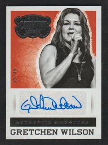 GRETCHEN WILSON 2014 Panini Country Music Signatures SILVER Autograph /49 AUTO - Picture 1 of 2