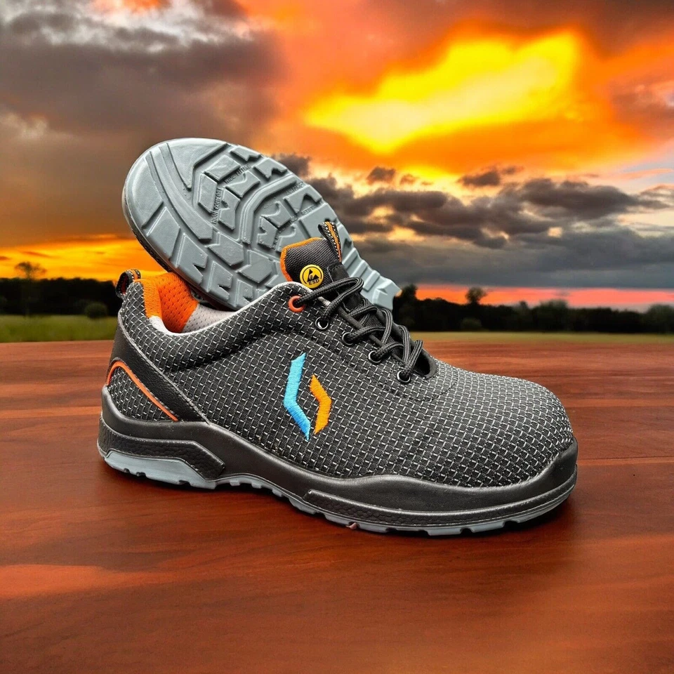 Nusca Hippo orange low S3 ESD metallfreie Sicherheitsschuhe Arbeitsschuhe PUTEK