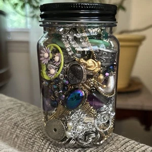 Mystery Jewelry Jar All Wearable Vintage to Modern - Picture 1 of 5