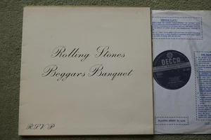 THE ROLLING STONES – BEGGARS BANQUET LP – Nr MINT UK 1968 UNBOXED DECCA STEREO - Picture 1 of 7