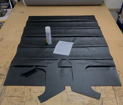 classic mini Dachhimmel Set perforiert schwarz - Bild 1 von 4