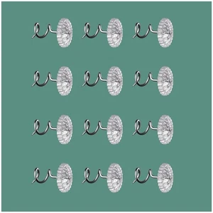 100 piezas alfileres de falda de cama tachuelas de tapicería con pasadores giratorios para fundas de sofá - Imagen 1 de 7