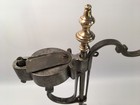 Lichtknecht / Barock - Öllampe / Froschlampe / Eisen geschmiedet  18. jhd.
