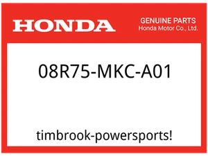 Honda OEM Part 08R75-MKC-A01 KIT,RIDER BACKREST - Imagen 1 de 1