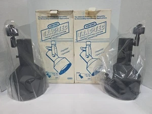 Track Lighting Fixture Commercial Step Track 227 Matte Black Encon Trac Tec Two - Picture 1 of 11
