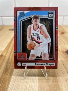 Donovan Clingan 2024-25 Panini Donruss Optic Red Prizm/99 Clasificado Rookie RC #272 - Imagen 1 de 2