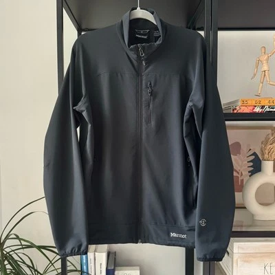 Marmot Men’s M3 Black Softshell Full Zip Windproof Water-Repellent Jacket XL - Image 1 of 4