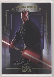 2020 Topps Star Wars Masterwork Purple 5/50 Darth Maul #67 07oj - Picture 1 of 3