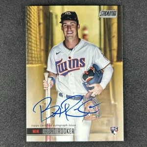 2021 Brent Rooker Topps Stadium Club Rookie Autograph #SCBA-BRO - Picture 1 of 3