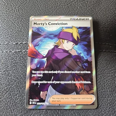 Morty's Conviction 201/162 Ultra Rare SV05: Temporal Forces Pokemon - Image 1 of 2
