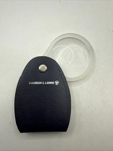 Bausch & Lomb Pocket Magnifier Loupe Folding Lens - Picture 1 of 7