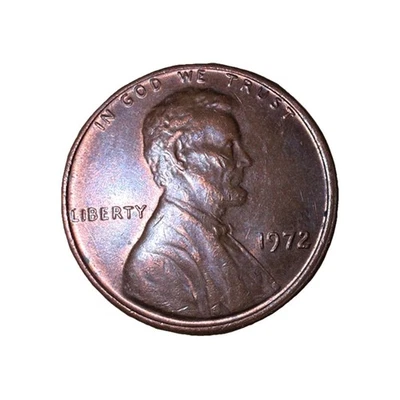  1972 Double Die ERROR Coin No Mint Mark  Lincoln Cent - Image 1 of 2