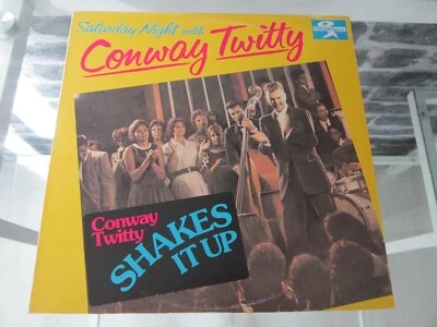 Vinyle LP 33T Conway Twitty - Saturday night with / Shakes it up. Sweden Press - Photo 1/3