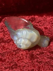 Vintage Sabino Schneckenhaus opalisierend Kunstglas signiert & beklebt - Bild 1 von 8