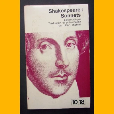 Collection 10/18 SHAKESPEARE : SONNETS William Shakespeare 1965 - Photo 1/2