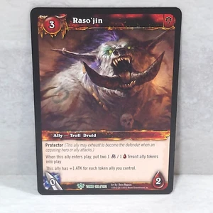 World Of Warcraft Tomb Of The Forgotten Raso'jin 109/202 TCG Card Uncommon - Picture 1 of 2