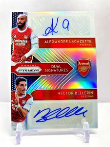 2020 Panini Prizm Premier League Dual Auto # 10/10 Alexandre & Hector Arsenal SP - Picture 1 of 2