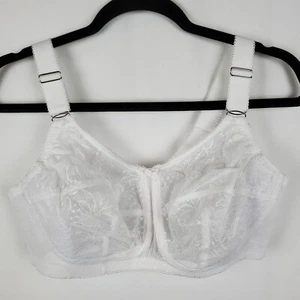 Sujetador Glamorise Comfort Lift 38D Soporte de Encaje Inalámbrico Deshuesado Lados Blanco - Imagen 1 de 10