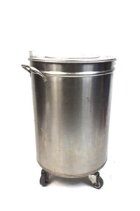 Gastro Suppentopf Suppenkessel Dm. ca. 36 cm H. ca. 46 cm Volumen ca. 45 Liter - Bild 1 von 3