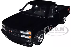 1993 CHEVROLET 454 SS PICKUP TRUCK BLACK 1/24 DIECAST MODEL CAR BY MAISTO 32901 - Picture 1 of 6