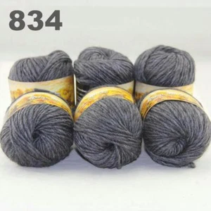 6Balls x 50g Chunky DIY Needle crafts Hand-Woven Knitting Scores Wool Yarn 34 - Picture 1 of 24