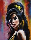 Amy Winehouse original portrait painting by Brian Tones