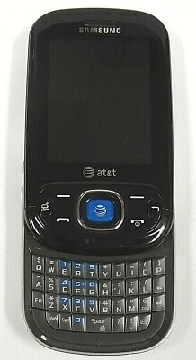 Samsung Strive SGH-A687 - Black and Silver ( AT&T ) Rare Cellular Slider Phone - Image 1 of 3