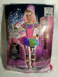 DREAMGIRL Hip Hop Queen Women’s 4 Piece Costume Size Jr Medium(7-9) #715 - Picture 1 of 2