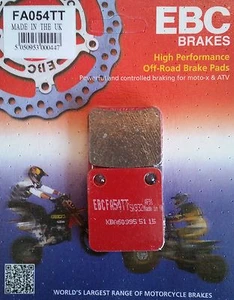 EBC/FA054TT Brake Pads (Front) for Kawasaki/Suzuki/Yamaha Quads etc. - Picture 1 of 2