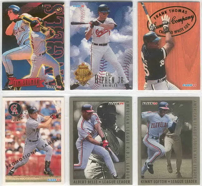 Tim Salmon #69 1994 Fleer Promotional Sample - Image 1 of 1