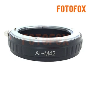 Macro Nikon AI AI-S F Lens to M42 Screw Mount AdapterZeiss Pentax Mamiya AI-M42 - Picture 1 of 5