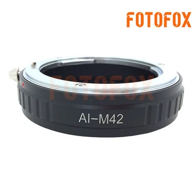 Macro Nikon AI AI-S F Lens to M42 Screw Mount AdapterZeiss Pentax Mamiya AI-M42