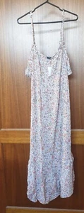 Womens Jay Jays White/Beige Dress with Orange Accents, Size 24, BNWT - Picture 1 of 4