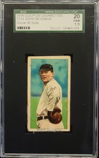 1914 T213 Coupon Cigarettes John McGraw SGC 20
