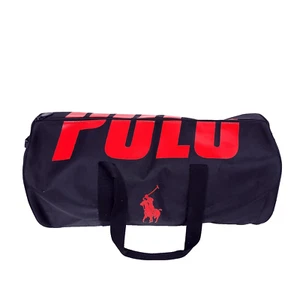 Polo Ralph Lauren Duffle Bag Schwarz Rot Ponny Weekender Reise Gym - Bild 1 von 14